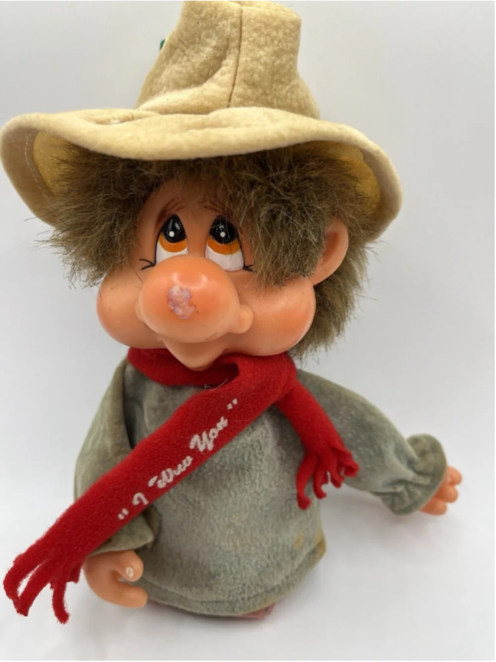 Vintage 1982 Applause Wadsworth Hobo Thumb Sucker Doll Plush With Tag 1980's Toy